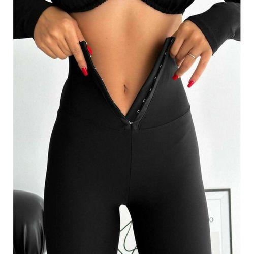 Kadın Yüksek Bel Korse Ve Kopça Detay çelik Toparlayıcı Tayt