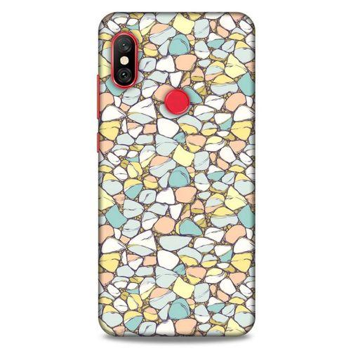 Xiaomi Mi A2 Lite Kılıf Baskılı Özel Seri Taşlı (24) Darbe Emici Kılıf