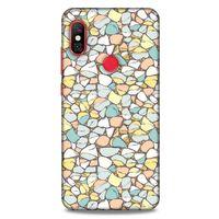 Xiaomi Mi A2 Lite Kılıf Baskılı Özel Seri Taşlı (24) Darbe Emici Kılıf