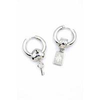 Kilit Küpe - Gümüş