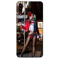 Samsung Galaxy A20s Uyumlu Kılıf Harley Quinn (24) Darbe Emici Kılıf Kiraz kırmızısı
