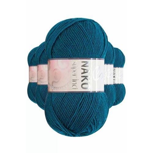 5 Adet Süper İnci El Örgü İpi 100 gr Şelale 2273