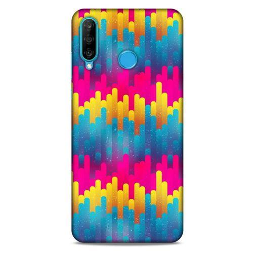 Geometrix 12 Huawei P30 Lite Kılıf Silikon Kapak