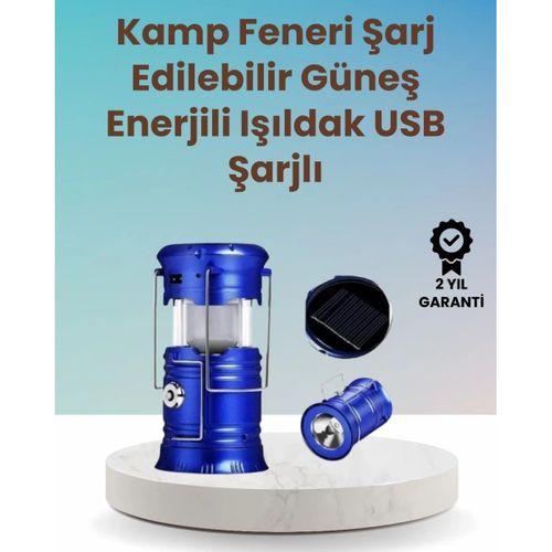 Şarj Edilebilir Güneş Enerjili Kızaklı Kamp Feneri – Usb Çıkışlı, Katlanabilir, Dayanıklı Ve Çok Fonksiyonlu