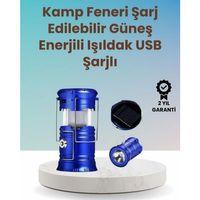 Şarj Edilebilir Güneş Enerjili Kızaklı Kamp Feneri – Usb Çıkışlı, Katlanabilir, Dayanıklı Ve Çok Fonksiyonlu