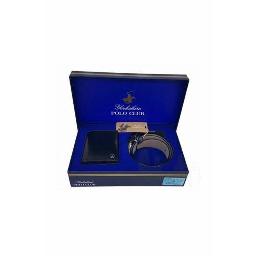 Lita - Polo Yorkshire 869 Deri Cüzdan Kemer 2 Li Damatlık Çeyizlik Set Takım