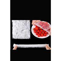 200 Adet Tazelik Koruyucu Tabak Tencere Gıda Bonesi  Çok Amaçlı Pratik Kapak Tencere Bonesi