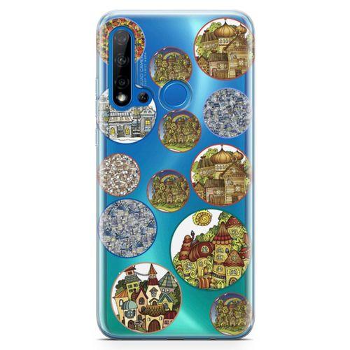 Huawei P20 Lite 2019 Kılıf Ev Dekorasyonları Arka Kapak Koruma Desenli Full Koruyucu