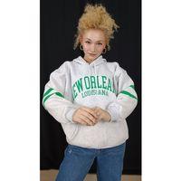 BASKILI KAPŞONLU KANGURU CEPLİ 3 İPLİK SWEATSHIRT