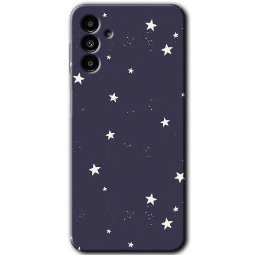 Samsung Galaxy A13 5G HD Baskılı Kılıf + 9D Tam Ekran Koruyucu - Gökyüzü Yıldız