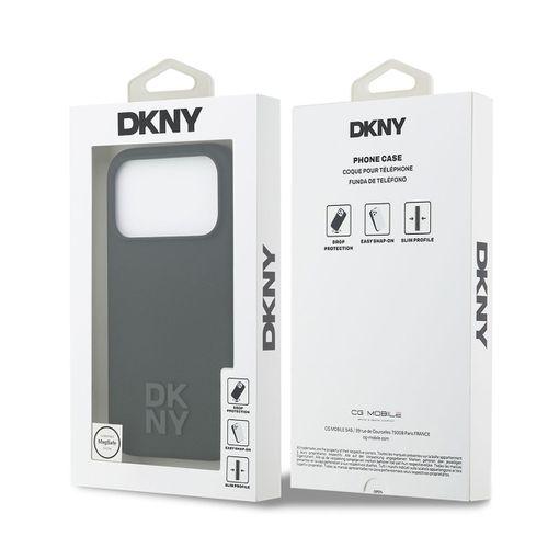 Apple iPhone 17 Pro Kılıf DKNY Orjinal Lisanslı M-safe Şarj Özellikli Metal Logolu Silikon Kapak