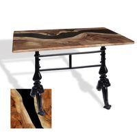 Dockers Çipa 3001 Döküm Ayak Masa 80x120 cm - (Werzalit, Wermodin ve Allzalit Tabla) - Epoxy