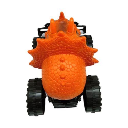 Sürtmeli Dinazor Robota Dönüşen Araba 14 Cm - Turuncu