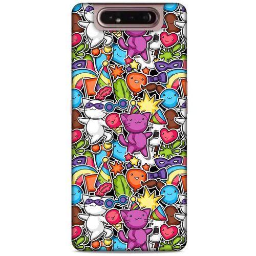 Samsung Galaxy A80 Kılıf Japonya (16) Kalın Kılıf Japon Pokemon