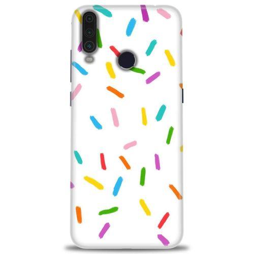 General Mobile GM 10 Kılıf HD Baskılı Kılıf - Renkli Konfeti + Tam Ekran Koruyucu