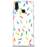General Mobile GM 10 Kılıf HD Baskılı Kılıf - Renkli Konfeti + Tam Ekran Koruyucu