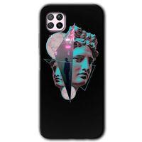 Potkal Hediye Fabrikası Huawei P40 Lite Kılıf HD Desen Baskılı Arka Kapak - Heykel