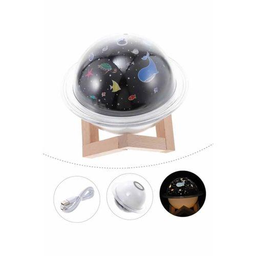 Hava Nemlendirici Led Işıklı Gece Lambası Yıldız Görünümlü Renk Değiştiren
