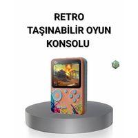Retro Taşınabilir Oyun Konsolu 500 Klasik Oyunlu, 3.0 İnç Renkli Ekran