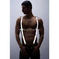 Karanlıkta Parlayan - Reflektörlü Pantolon Askısı, Erkek  Göğüs Harness - Reflektörlü Clubwear - Brfm135