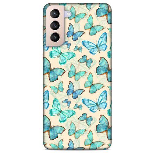 Lopard Samsung Galaxy S21 Plus Uyumlu Kılıf Kelebek Etkisi (13) Silikon Kap
