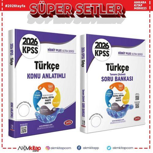 Data Yayınları 2026 KPSS Türkçe Konu ve Soru Bankası Seti 2 Kitap