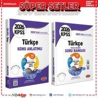 Data Yayınları 2026 KPSS Türkçe Konu ve Soru Bankası Seti 2 Kitap
