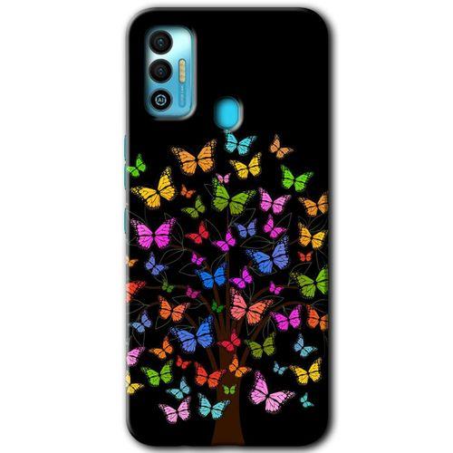 Tecno Spark 7T HD Baskılı Kılıf + 9D Tam Ekran Koruyucu - Cacti Prairies