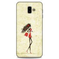 Lopard Samsung Galaxy J6 Plus Uyumlu Kılıf Sürreal Yüzler ♀ (38) Neo Hybrid Kılıf Desenli