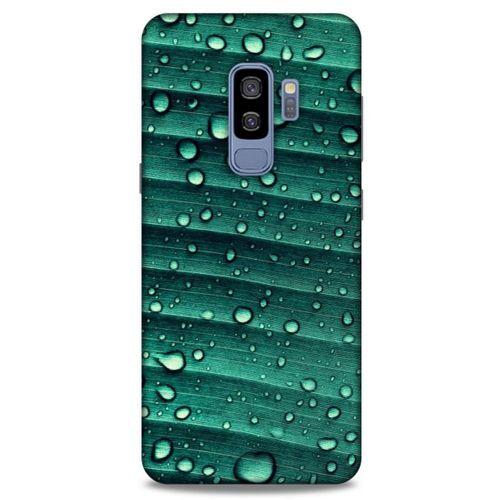 Lopard Samsung Galaxy S9 Plus Uyumlu Kılıf Bahar (34) Slim Armor Kılıf Nemli Yeşil