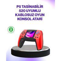 520 Klasik Oyunlu P5 Retro Elde Taşınabilir Konsol