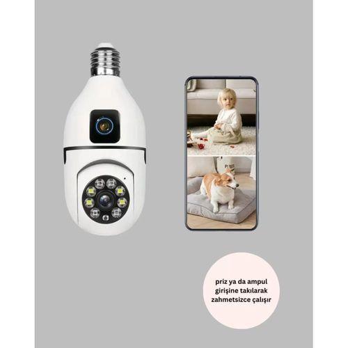 Tak Çalıştır Ampul Kamera – Full Hd 1080p Kablosuz Güvenlik Çözümü