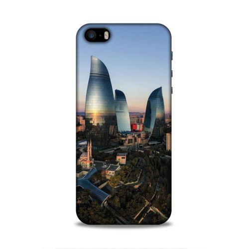 Apple Iphone 5S Uyumlu Kılıf Azarbaijan (32) Soft Silikon Kılıf Azerbaycan Kuleleri