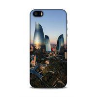 Apple Iphone 5S Uyumlu Kılıf Azarbaijan (32) Soft Silikon Kılıf Azerbaycan Kuleleri