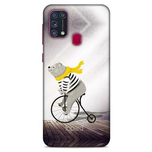 Samsung Galaxy M31 Kılıf FunnyMaX (11) Tam Koruma Kahve Ayı