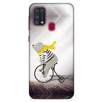 Samsung Galaxy M31 Kılıf FunnyMaX (11) Tam Koruma Kahve Ayı