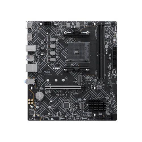 MSI PRO B550M-B AM4 DDR4 4600(OC) HDMI DP 2x M.2 USB 5Gbps mATX