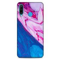 Huawei P30 Lite Uyumlu Kılıf Pembe Delisi (14) Lansman Kılıf Mermer