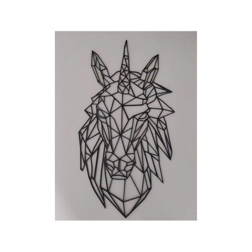 Düşük Poligon Tek Boynuzlu At Siluet Kafa (Bu ürün Sadece Plastik parçadır - Almadan Önce Soru Sorabilirsiniz)