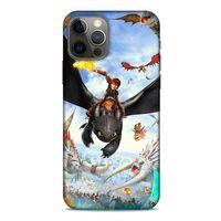Apple iPhone 12 Pro Kılıf Dragons (32) Soft Silikon Kılıf Ejderhanı Nasıl Eğitirsin