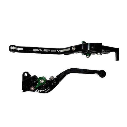 HONDA Honda Pcx 2021 - 2024 Uyumlu Yeşil Katlanabilir Uzayabilir Spor Manet