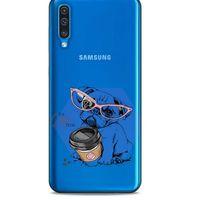 Zoologix (7) Samsung Galaxy A30s Şeffaf Kılıf Silikon Desenli