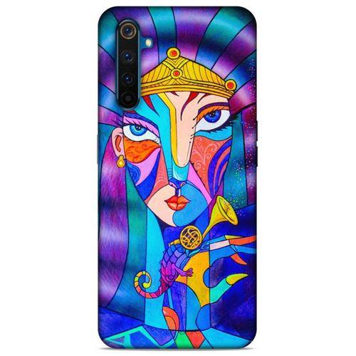 Lopard Oppo Realme 6 Uyumlu Kılıf Sürreal Yüzler ♀ (49) Ultra Silikon Kılıf Baskılı