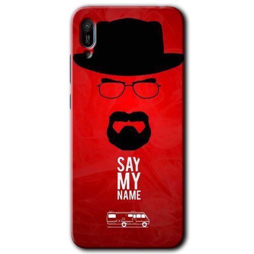 Huawei Y6 2019 Kılıf Baskılı Kapak - Say My Name +Tam Ekran Koruyucu
