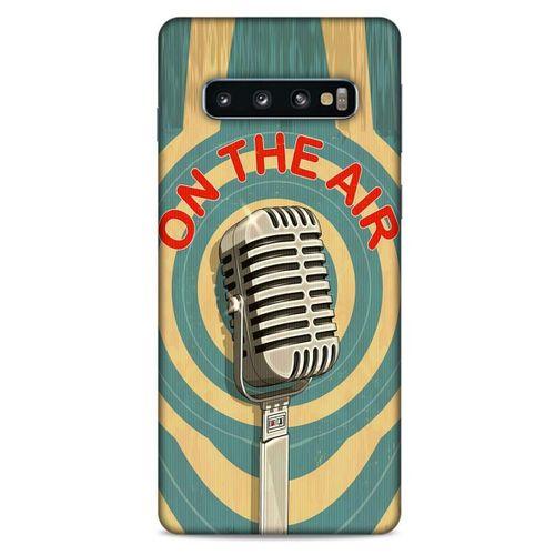 Retro (40) Desen Fit Silikon Kılıf Renkli Samsung Galaxy S10 Kılıf