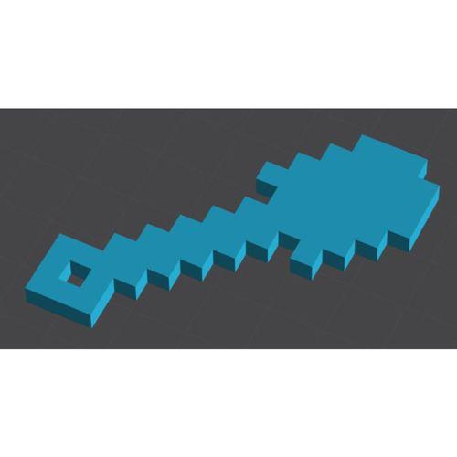 Minecraft Kürek 3D Baskı (Bu ürün Sadece Plastik parçadır - Almadan Önce Soru Sorabilirsiniz)