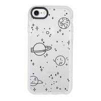 iPhone 8 Galaxy Desenli Candy Bumper Silikonlu Telefon Kılıfı