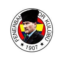 Fenerbahçe Atatürk Arma Büyük Sticker 40X50Cm Orijinal Lisanslı Ürün