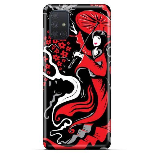 Lopard Samsung Galaxy M51 Uyumlu Kılıf Soyut Sanat (11) Baskılı Tam Koruma