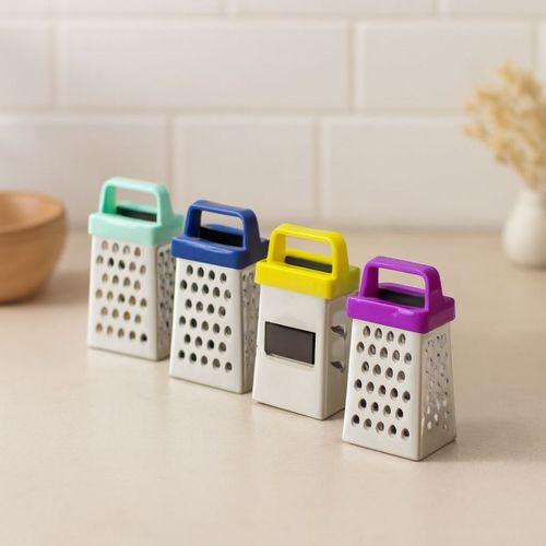 Mini Metal Sarımsak Rendesi (Plastik Saplı, Mıknatıslı)